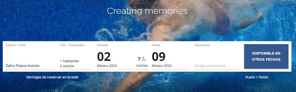 canje cupon zafiro hotels