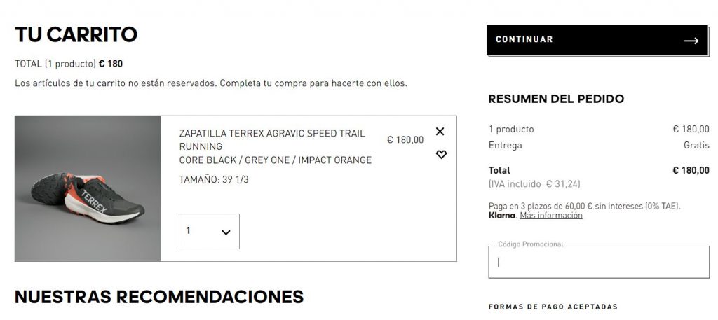 Adidas descuento promocional best sale