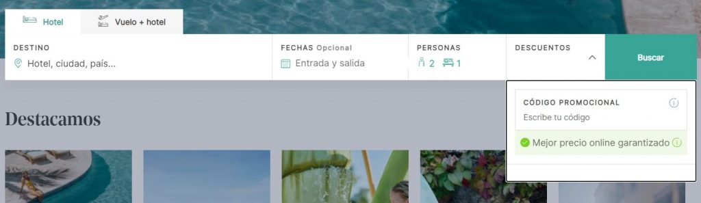 canjear cupon iberostar