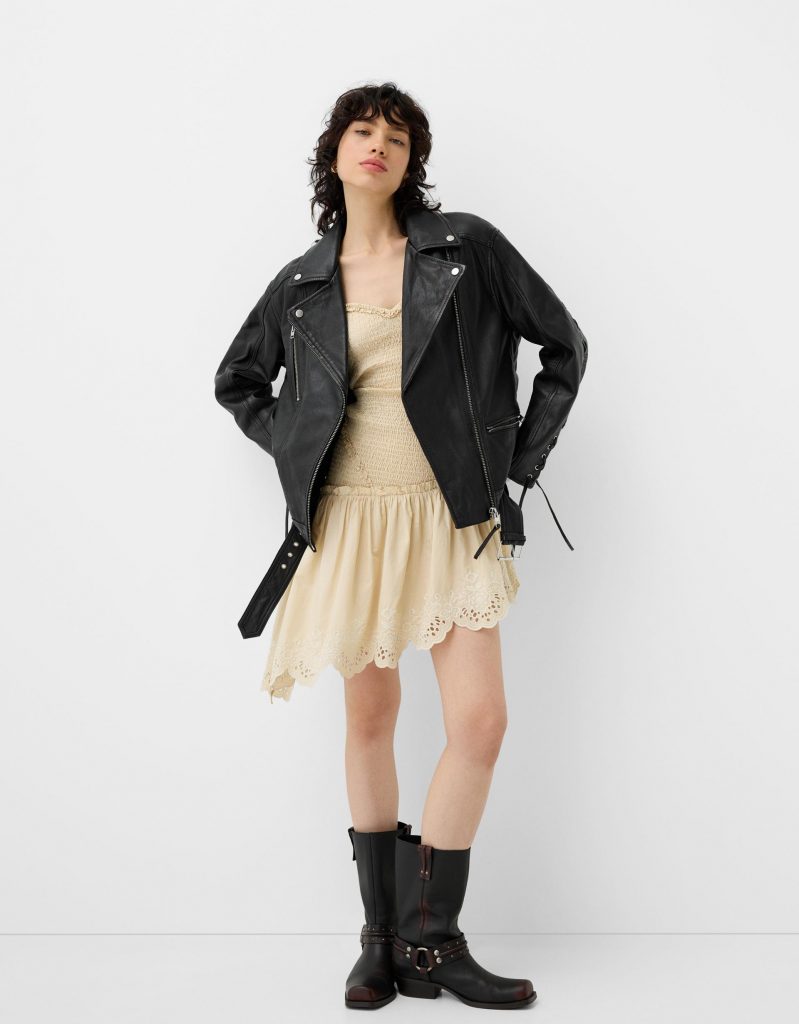 bershka biker