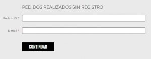 seguimiento pedido misako como invitado