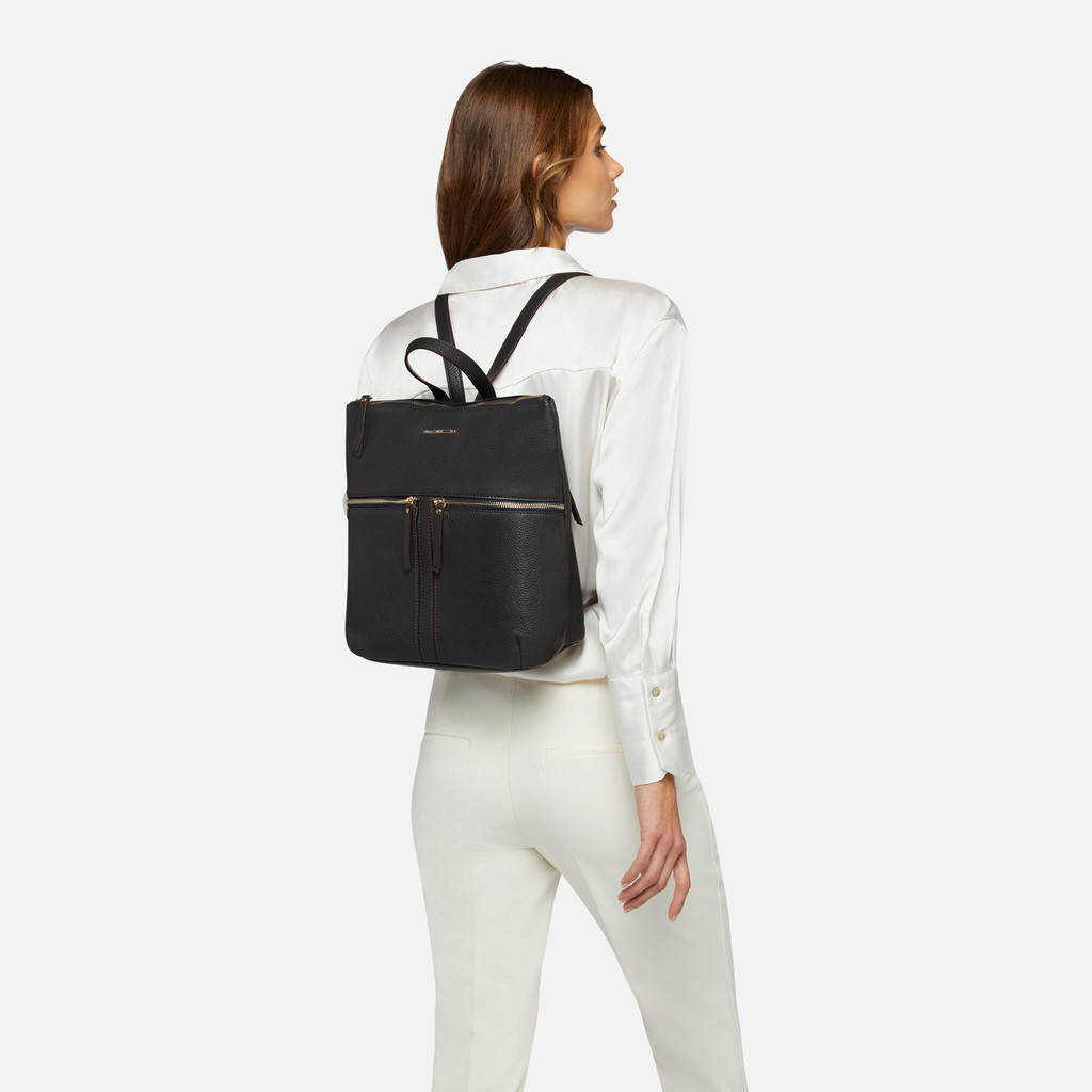 tendencia otoño mochila negro irenie guess