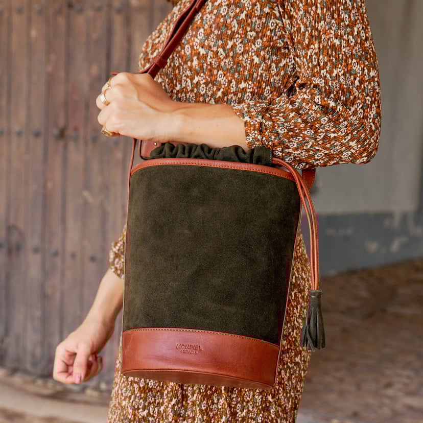 tendencia otoño monpiel bolso redondo cubo